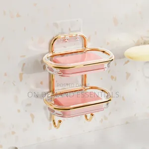 Luxury Double-Layer Wall Mounted Soap Holder