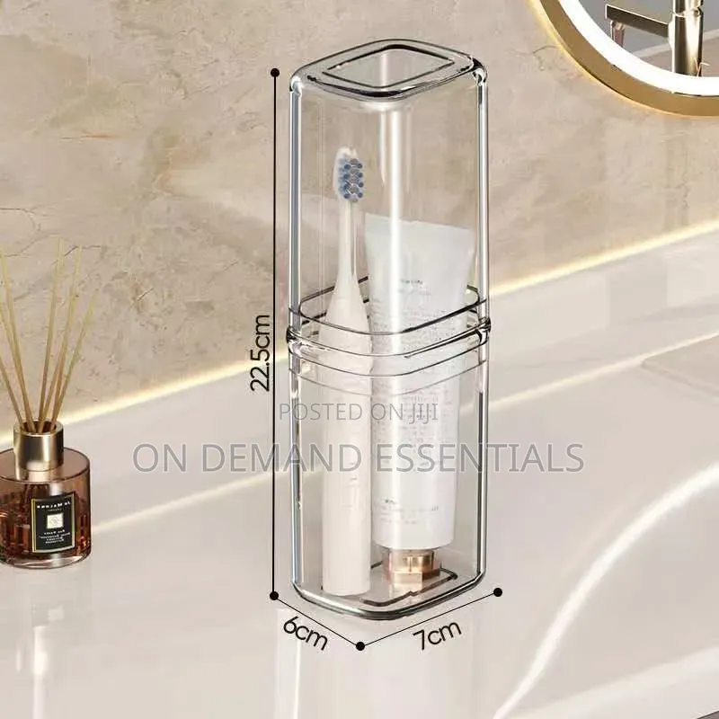 Portable Travel Toothbrush/Toothpaste Holder