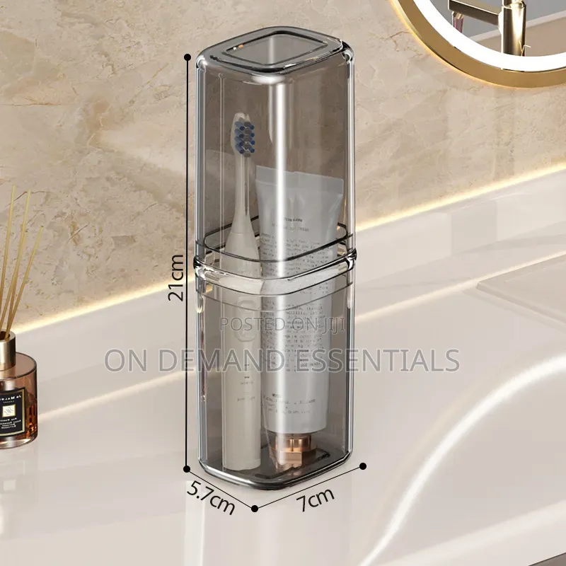 Portable Travel Toothbrush/Toothpaste Holder