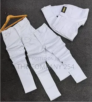 White Denim Jeans Made Balmain Trousers Pants