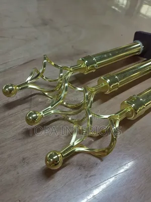 Two Metres Double Adjustable Curtain Rods for Doors and Windows