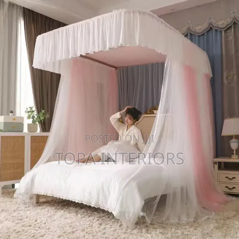 U-Shaped Curved Rail Classic 2 Stand Mosquito Net