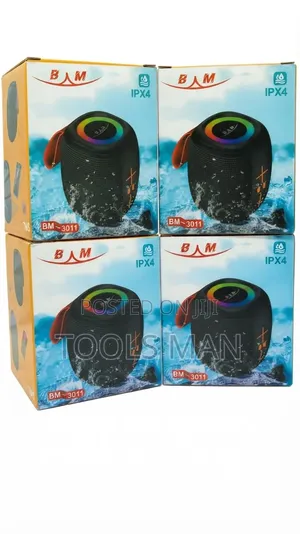 BAM BM-3011 Waterproof Portable RGB Bluetooth Speaker.