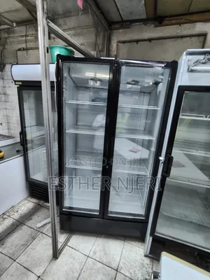 Twin Doors Display Counter Fridge 900litres