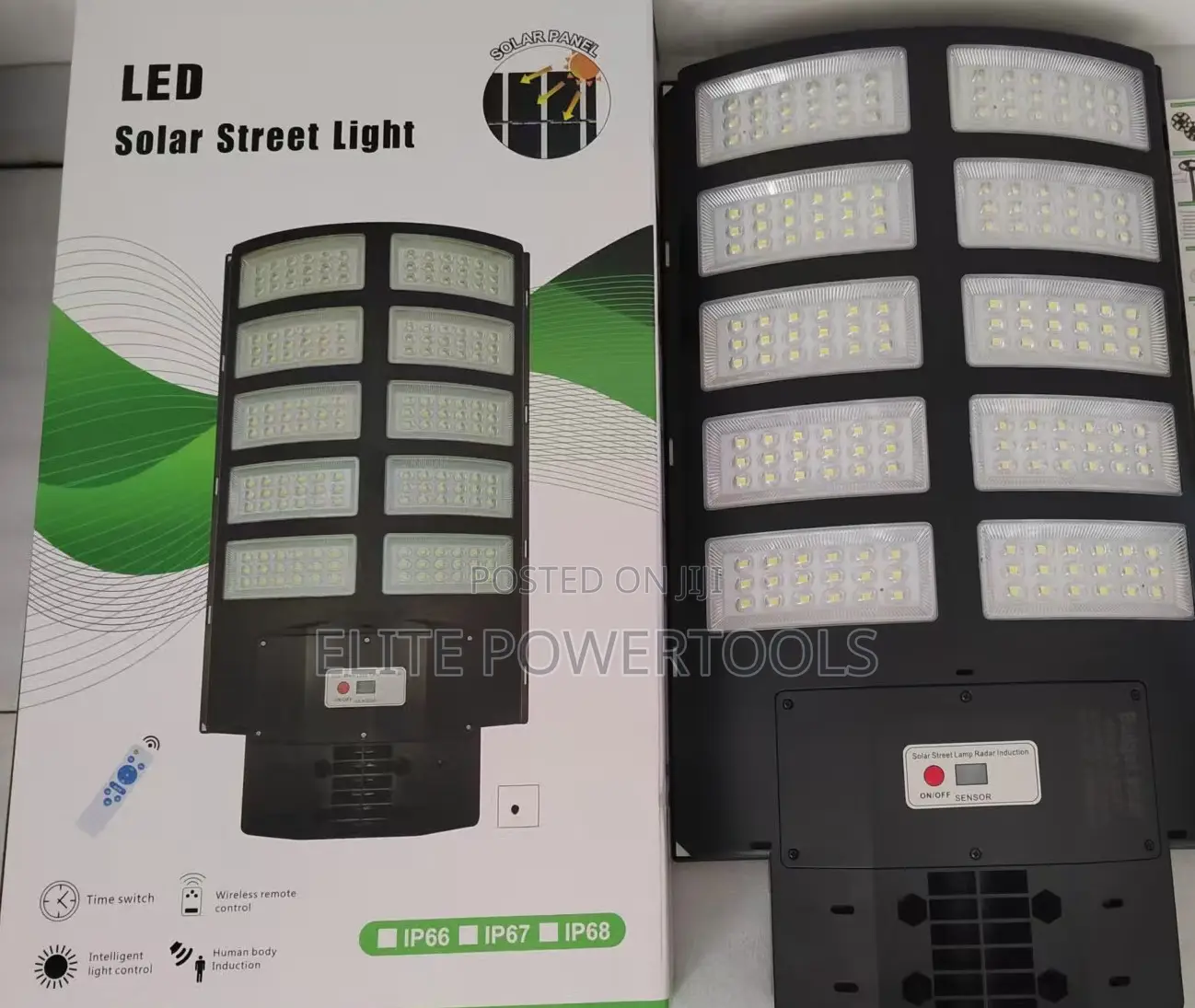 2400W Solar Street Light With Pole Bracket