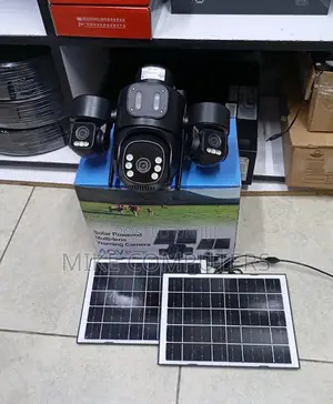 4G Triple-Lens Solar Security Camera – 360° PTZ Hieasy