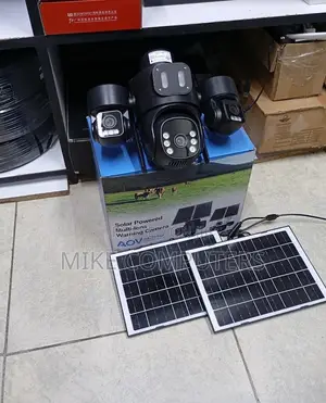 4G Solar CCTV Camera Kenya | Triple Lens 20MP PTZ V780-3y AOV