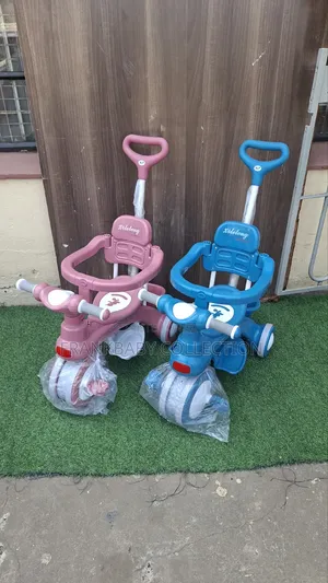 Fancy Kids Push Tricycle With Parent Handle Safety Guard