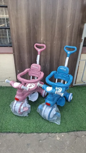 Baby Tricycle With Silent Wheels and Comfortable Seat