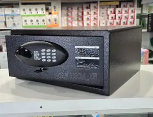 Digital Electronic Hotel Home Safe Box With Key and Pin