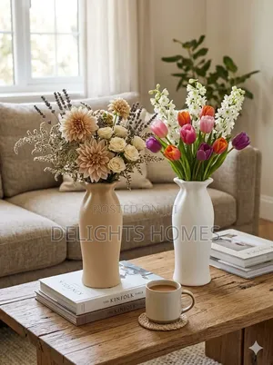 Plastic Long Nordic Style Vase_haw