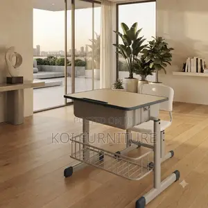 Home Desk; Schooling JHome Adjustable Desk Chair Set