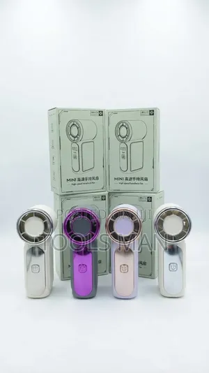 Mini High-Speed Handheld Rechargeable Portable Cooling Fan.