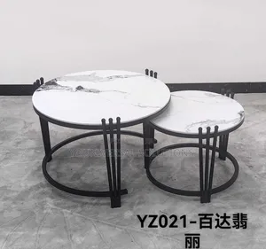 2 in 1 Executive Pure Marble Coffee Table
