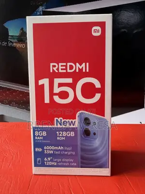 New Xiaomi Redmi 15C 4G 128 GB Blue