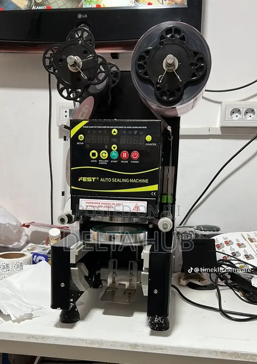 Milk Tea Cup Sealing Machine