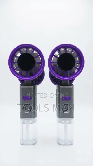 Portable Handheld Water Mist Fan - USB Rechargeable Cooling Fan.