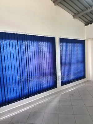 Dark Nevy Blue Vertical Window Blinders
