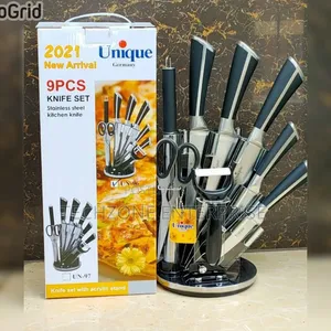 Unique Kitchen Knife Set With Colorful Handles 
