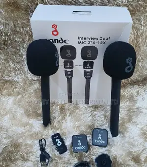 CandC Interview Dual Mic 2TX + 1RX Wireless Microphone