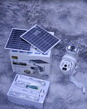6mp 4g Sim Card Solar Camera – Dual Lens PTZ Camera With Ubox App