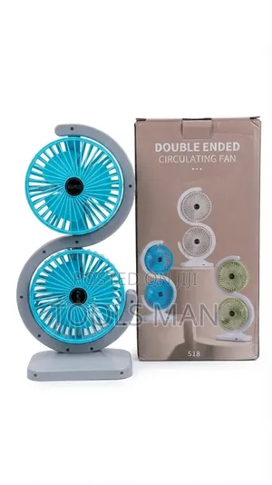 Double Ended Circulating Fan S18 - Portable Dual Desk Fan.