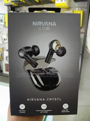 boAt Nirvana Crystl Earbuds - Black