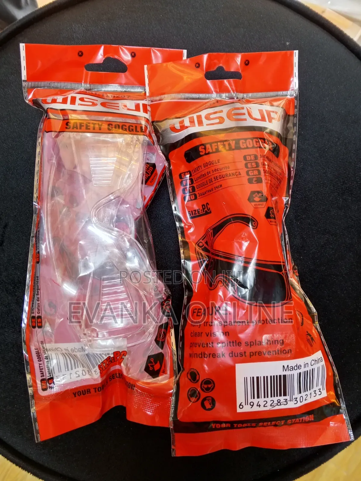 Clear Safety Goggles