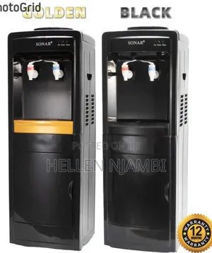Black Sonar B3 Hot and Normal Free Standing Water Dispenser