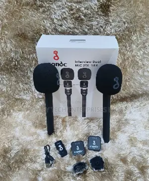 CandC Plug Play Dual Wireless Microphone for Phone Camera