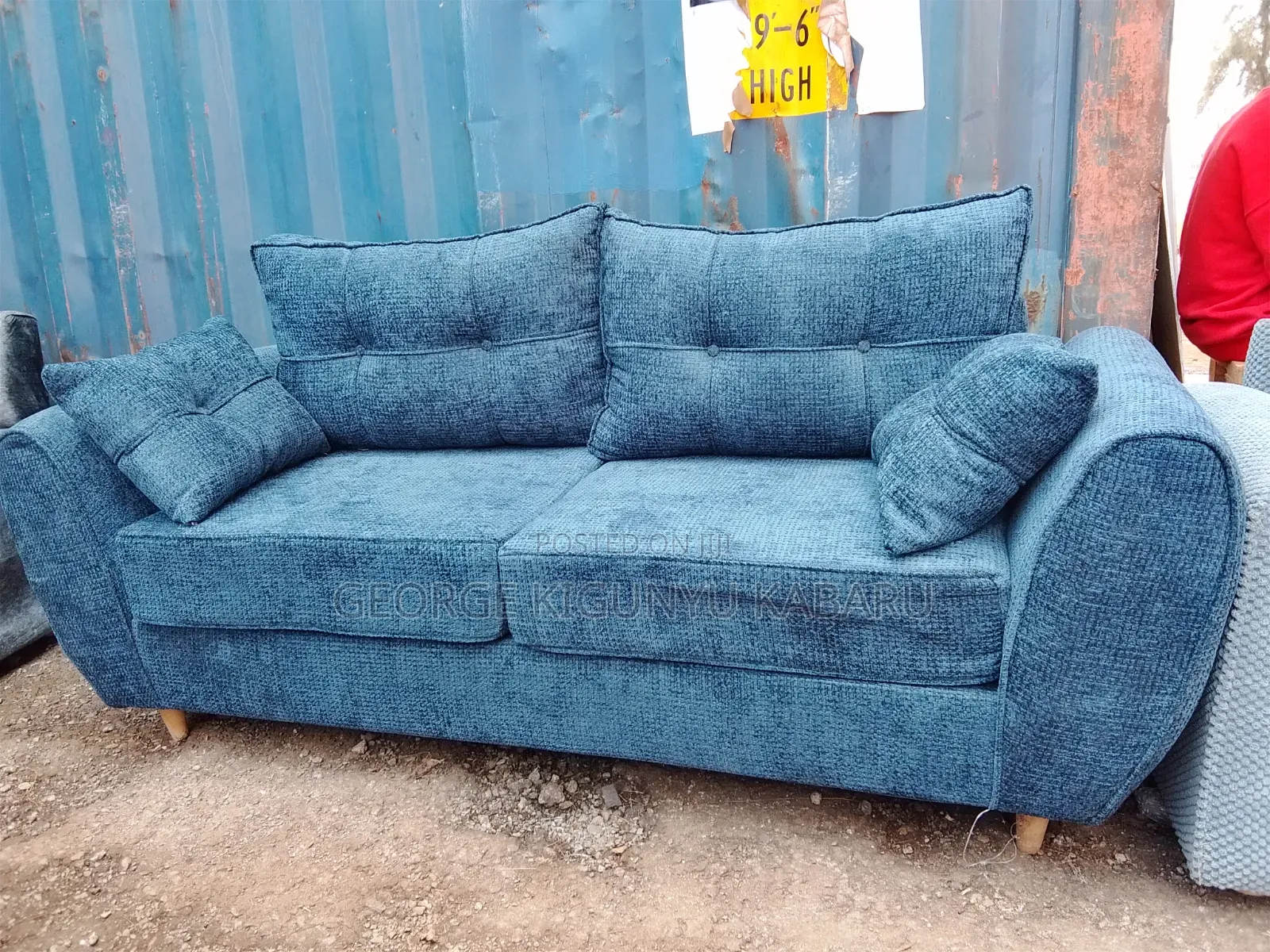 Sofaset 5seater With Springs Cushions