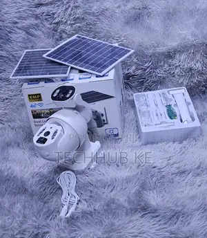Dual Panel 4g Solar PTZ Camera 6mp Wireless Outdoor CCTV Motion Alerts