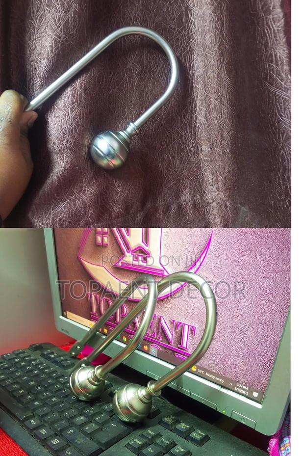 Metallic Wall Curtain Holders - main view