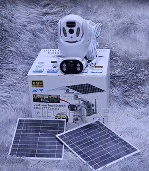 4g Ubox 6mp Dual Lens Dual Panels Solar PTZ Camera