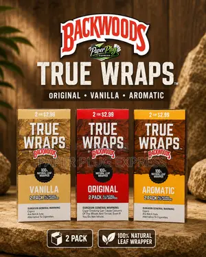 True Wraps by Backwoods - Leaf Wrapper - 2 Pack
