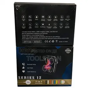 TOSMA HG102 Series 12 Smart Watch 7-in-1 Bluetooth Calling AMOLED