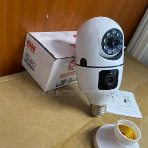 Dual Lens = 360° Full Rotation (PTZ Control)Talk Listen Security Cam
