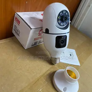 Powerful 360° Dual Lens WiFi Bulb Smart Security Cam Dual Lens