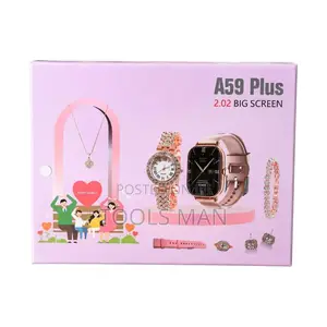 A59 Plus 2.02 Big Screen Smartwatch Gift Set