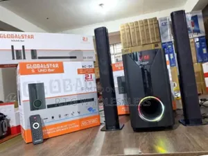 Globalstar V527 2.1CH Tall Boy Subwoofer System
