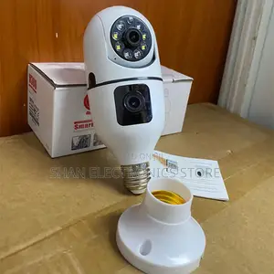 PTZ Control Dual Lens =360° Full Rotation Clear Night Vision