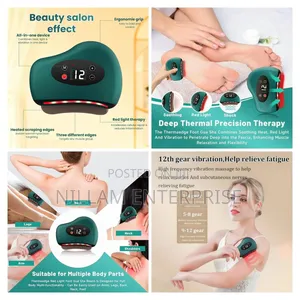 Thermaedge Foot Scraper, 3-in-1 Vibration Device for Muscle Care,