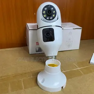 Real-Time Live Streaming Camera 1080P Wi-Fi, 360° View, Two-Way Audio