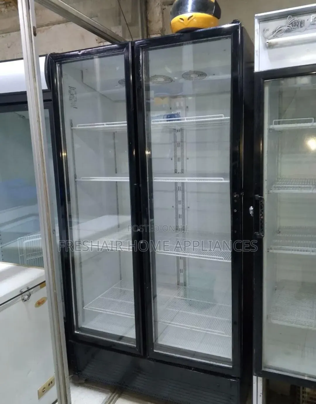 Side by Side Mirror Display Fridge