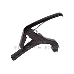 Trigger Guitar Capo With Spring Action Clamp - Black