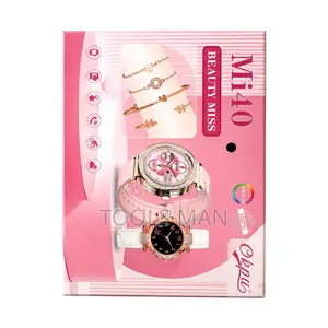 Okpu Mi40 Beauty Miss Smart Watch Gift Set Pink