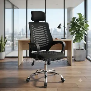 Office Chairs; High Back Headrest Mesh Office Chair