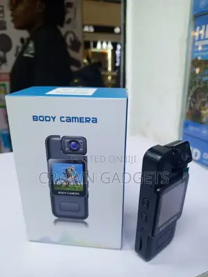 Portable WiFi Body Camera With Rotating Lens Display