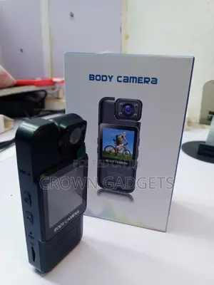 Portable WiFi Body Camera With Rotating Lens Display