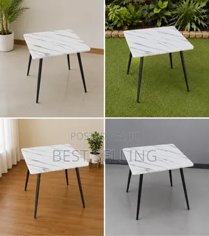 Wooden Top Square Dining Table